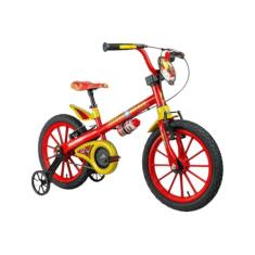 Bicicleta Infantil Aro 16" Homem de Ferro 02 Marvel Rodinhas Nathor - 