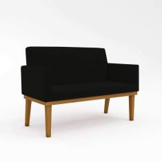 Namoradeira Base Reforçada Sala Elegante preta