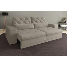 Sofá 3 Lugares Net Royale Assento Retrátil e Reclinável 2,00m (L) - NETSOFAS