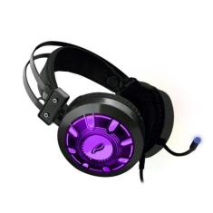 Headset Gamer C3Tech PH-G720BK Kestrel 7.1 C/ Microfone USB Led Colors
