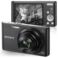 Câmera Digital Sony Dsc W830 20.1mp Lcd De 2,7'' Vídeos Em Hd Zoom Óptico De 8x - Preta