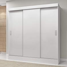 Guarda Roupa 3 Portas 2 Gavetas Istambul Yescasa Branco