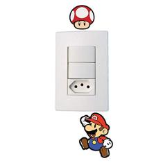 Adesivo de Parede Mario Jump Interruptor