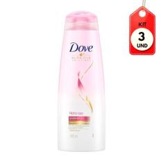 Kit C/03 Dove Hidra Liso Shampoo 400ml