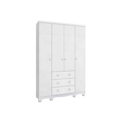 Guarda Roupa Infantil Moveis Peroba Junior 04 portas MDF
