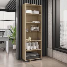 Estante para Livros 5 Prateleiras 188cmx60,5cm Office Móveis Leão
