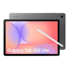 Samsung Galaxy Tab S10 Lite, 8 GB de RAM, 256 GB, expansão de 2 TB, bateria de longa duração, LCD de 10,9 polegadas, S Pen para anotações, Exynos 1380, círculo para pesquisar, ferramentas de IA, cinza
