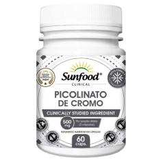 Picolinato De Cromo 500Mg 60 Cápsulas - Sunfood