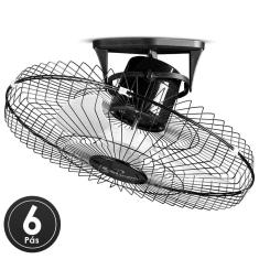 Ventilador Teto Venti-delta Premium 360 50cm C/ Grade De Aço