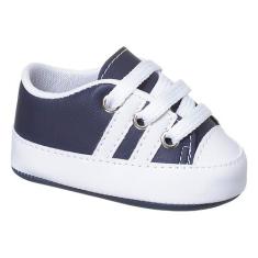 Tenis Sapatinho de Bebe Cadarço Primeiros Passos Confortavel - HB Moda