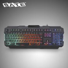 Teclado Sate AK-837 Portugues RGB Multimedia - Satellite