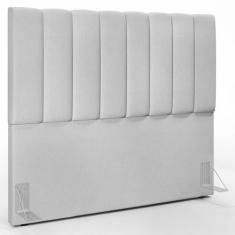 Cabeceira Cama Box Casal 140 cm Dália W01 Linho Cinza - Lyam Decor