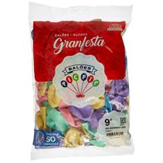 RIBERBALL Balao Gran Festa N.090 Candy - Pacote Com 50 Riberball