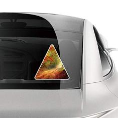 DIYthinker Adesivo verde florestal ciência natureza cenário carro motocicleta bicicleta bagagem decalque