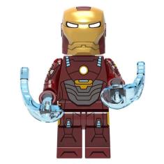 Boneco Blocos De Montar Homem De Ferro Armadura Mark Mk16