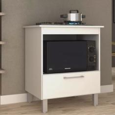 Balcao Para Cooktop 4 Bocas Com Porta Basculante