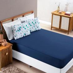 Jogo de Cama Quality Solteiro 2 Pçs Malha Grossa 100% Algodão - Bia EN