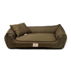Cama Lisboa para Cachorro e Gato Pet - Bichinho Chic, Verde escuro, M