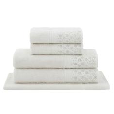 Jogo de Toalhas Buddemeyer Lovely Banho Cinza 5 peças