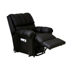 Poltrona Reclinável P- Sala Texas Fantastic Zero Wall Motorizada C- Lift Courano Preto