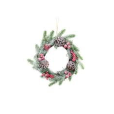 Guirlanda Decoração De Natal Dogal Snow 1Peça 25cm - Wincy Natal