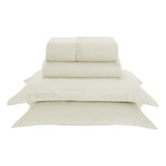 Jogo Lençol 300 fios Casal Queen 4 Peças Hotel Elastico Toda Volta Fro