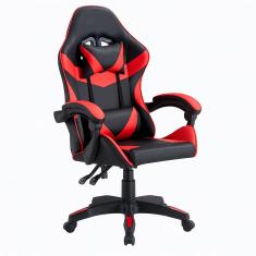 Cadeira Gamer Escritório Reclinável Ergonômica Giratória com Rodinhas X-On - Vermelha