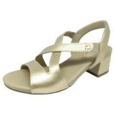 Sandália Feminina Salto Bloco Médio Clássica Conforto Modare