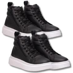 Kit 2 pares Tênis Feminino Com Sola Anti-Derrapante.-Feminino