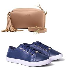 Tenis Feminino Casual Promocao + bolsa alca transversal