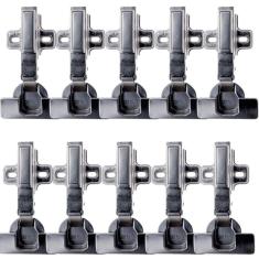 Kit 10 Dobradiça Para Moveis 105º Curva Click Slow Capa Fgv