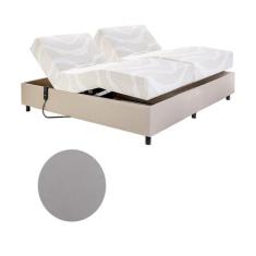 Cama Casal Centauro Facto Slip Prata 140x200x64 cm Pilati