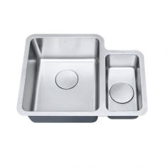 Cuba Dupla F201 Inox Escovado Aço Escovado