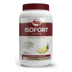 Isofort WPI Whey Protein Isolado Vitafor 900g Sabor Baunilha, Baunilha