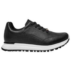 Tenis Feminino Casual Tratorado Vizzano 1429101 Preto 39-Feminino
