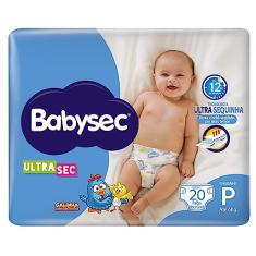 Babysec Fralda Babysec Ultrasec P 20 Unidades