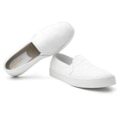 Tênis Slip On Design Delicado Sola Macia Leticia Alves Confortável, Br