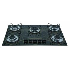 Fogão Cooktop Classic 5 Bocas Ultra Chama Mesclado - CHAMALAR