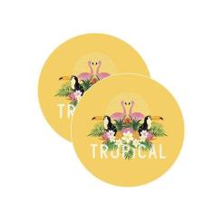Sousplat Tropical - NSW, 2 Peças, com base