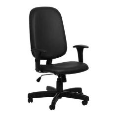 Cadeira de Escritório Presidente Soft Preta - C.R.A