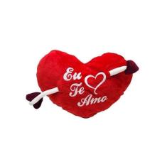 Pelúcia Coração Com Flecha 44 X 24 Cm