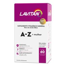 LAVITAN A-Z MULHER 60CPS REVESTIDOS - CIMED NUTRACOM IND E COM LTDA 