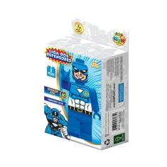Boneco De Montar Defensor Azul 8 Peças 342 Ggb