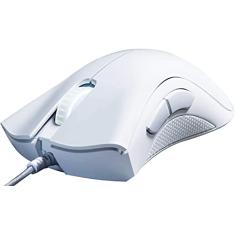 Mouse Gamer Razer Deathadder Essential: 6400 DPI - Sensor Óptico - 5 Botões Programáveis (Branco Mercúrio)