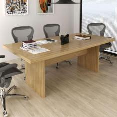 Mesa de Reunião Amendoa Me4119 - Tecno Mobili, Amêndoa