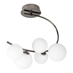 Plafon Nero Globo Vidro P/ G9 Bella Ilumina  o Mm001 St2138