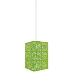 Pendente Taschibra Renda 102 Led E27 Autovolt Verde Limão