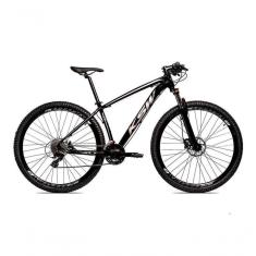 Bicicleta Aro 29 Ksw 21 Vel Shimano Freio Hidraulico-trava - Preto-prata - 21