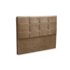 Cabeceira London 1,40 Suede Amassado Castor - JS Móveis