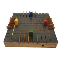 Jogo Bloqueio Tabuleiro 20 Placas Até 4 Jogadores